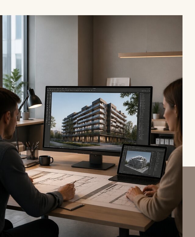 3D визуализация архитектуры и объектов строительства в Югорске