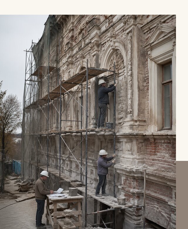 Реставрация объектов культурного наследия под ключ в Югорске